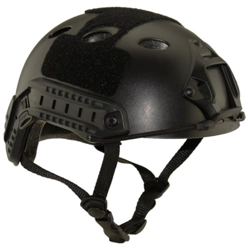 Taktischer Helm, Airsoft-Armee-Militär-Stil, PJ-Typ, schneller Helm mit NVG-Halterung, Brille für CQB-Schießen, Paintball