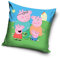 Carbotex Kissen Lizenzkissen Kopfkissenbezug mit Füllung Peppa Familie 2045