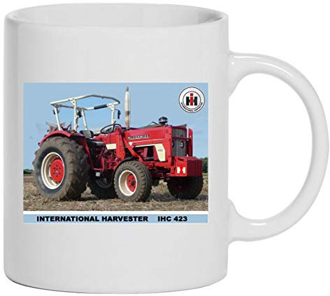 International Harvester IHC 423 Tasse Kaffeebecher Keramik, 330 ml Inhalt | Weiß