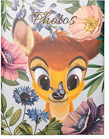 Grupo Erik Fotoalbum Einsteckalbum 10x15 Disney Bambi Nature - Foto Einsteckalbum 10x15 - Fotobuch für 100 Fotos - Photo Album 10x15
