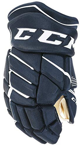 CCM JetSpeed FT370 Hockey Gloves – Junior Navy/White 12