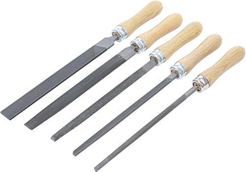 BGS Diy 50208 - Set di lime da 200 mm, 5 pezzi