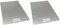 Ufixt 2 x Cooker Hood Metal Grease Filter 283mm x 380mm Fits Tricity Bendix, Whirlpool and Zanussi