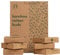 600 cotons-tiges en bambou | 100 % respectueux de l'environnement et biodégradable | Cotons-tiges Q Tips | Écouteurs compostables en bambou | Emballage sans plastique recyclé | 6 x 100 embouts en