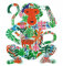 Djeco DJ07657 Puzzle Art Mono Tier Geschicklichkeitsspiele, bunt
