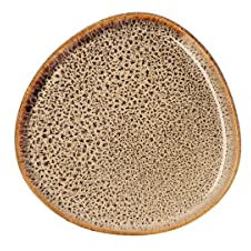 Bidasoa Ikonic Plato Llano Cerámico 11x11x1cm Gres Apto Microondas Apto Frigorífico Borde Fino