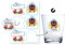 Namensaufkleber * FEUERWEHR * zum Beschriften | 6 Sticker auf einem A5 Bogen | als ergänzende Alternative zu Pappbecher | Feuerwehrmann Aufkleber zum Kindergeburtstag & Basteln