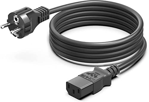 Link-e : Cable de 3 Mètres pour Alimentation Compatible avec PC, Ecran, TV, Imprimante, Scanner, Videoprojecteur...