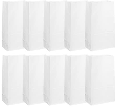 STOBOK 50piezas Bolsas Unidades Para Desayuno Pan Postres Fiestas Cuadrado Antiadherentes