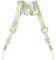 Vunake Replacement Shoulder Strap for Kids Girls Boys Universal Adjustable Shoulder Strap Belt for iPad Case Tablet Case Laptop Camera Briefcase Comfortable Neck Strap Nylon,Colorful