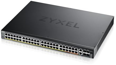 Zyxel 48-Port GbE L3 Access PoE+ Switch with 6 10G Uplink (960 W) (XGS2220-54FP)