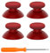 eXtremeRate 4Pcs Thumbsticks für Xbox Series X/S Controller, Analog Sticks Analogsticks Joysticks Aufsätze für Xbox One Standard,für Xbox One X/S,für Xbox One Elite V1 Controller-Karmin Rot