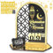 Ramadan Kalender aus Acryl,Eid Mubarak Dekoration 30 Tage Countdown Ramadan Kalender Kinder,DIY Ramadan Adventskalender Eid Mubarak Ramadan Mubarak Deko Ramadan Geschenke für Kinder(Schwarz)
