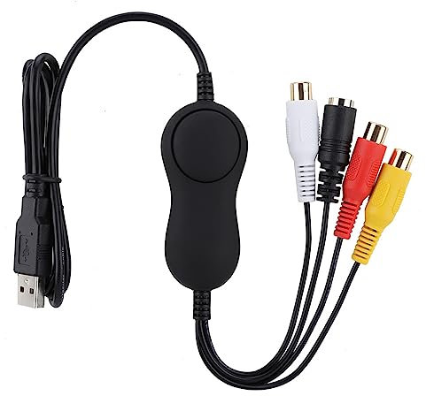Game -Karte zu USB 2.0 Analoger Video-Grabber-Adapter 1080P HD-Recorder Kompatibel mit für Mac für für Live-Streaming Analoger Grabber-Adapter 1080P HD