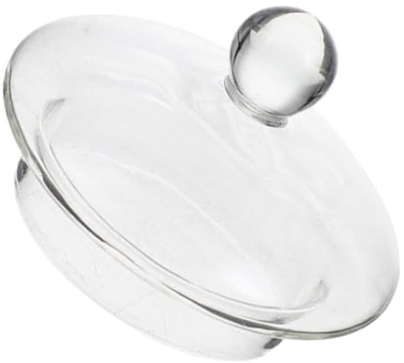 Ciieeo Tea Pot Lid Replacement 2.56 Inch Heat-Resistant Glass Teapot Lid Clear Cover for Small Glass Teapot Tea Accessories Home Brewing Family Party and Camping Use 1 X