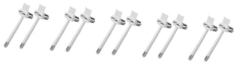 FRCOLOR Lot de 10 brosses de nettoyage pour brosses à cheveux - Brosse à cheveux - Brosse à cheveux - - - - - Brosse de nettoyage -