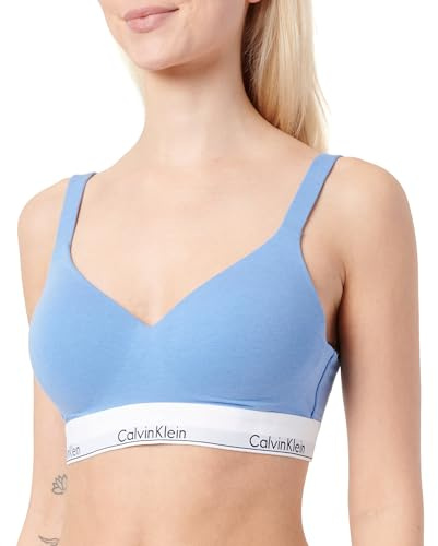 Calvin Klein Damen Lift Bralette Blau XL, Blau (Glacier), 38