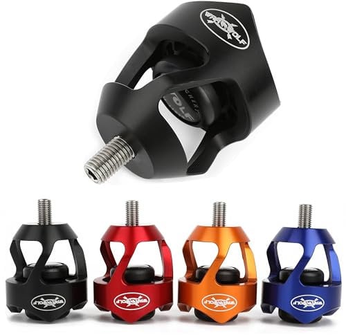 Poearcus Bogen Bogen Stabilisator Ball Dämpfer Recurve Compound Bogen Schalldämpfer Stoßdämpfer Vibrationsdämpfer für Recurve Compound Bogen (Schwarz)