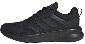 adidas Unisex Kids Fortarun 4.0 Junior Shoes, Core Black/Core Black/Core Black, 4 UK