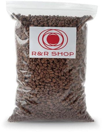 R&R SHOP– Piedra pómez Fina, 5-10 mm, PH Neutro 100% Natural, Ideal para germinación, ventilación Que Mejora el Crecimiento de Las Plantas (9L)