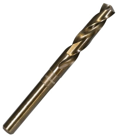 Vearter 14mm Spiralbohrer, HSS M2 Bohrer für Metall mit 12,7 mm Reduziertem Schaft, Schnellwechsel Metallbohrer für edelstahl Stahl, Kupfer, Aluminium, Zinklegierung, Holz und Kunststoff