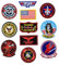 Krilucly 11 Stück Top Gun Patches Bestickt, Air Force Navy Marine Army Jacke Tactical Military Logo, für Kleidung Jacken Rucksäcke T-Shirt Jeans Applikation DIY Kleidung