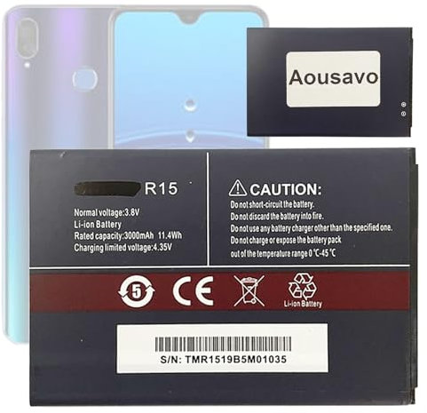 Aousavo Cu-bot R15 ersatz akku Kompatibel mit Cu-bot R15 batteria