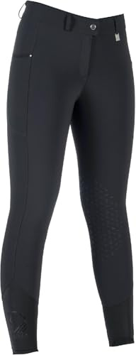 HKM Damen Hose Livigno Silikon-kniebesatz