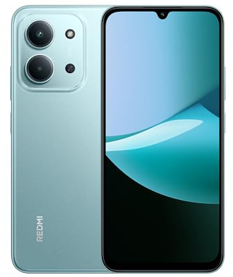XIAOMI Redmi 15C - Smartphone de 4 + 256GB, Ment Verde, Écran de 6.9 120Hz, MediaTek Helio G81-Ultr, Caméra Photo de 50MP, 6000mAh, Batterie chargée Non Incluse