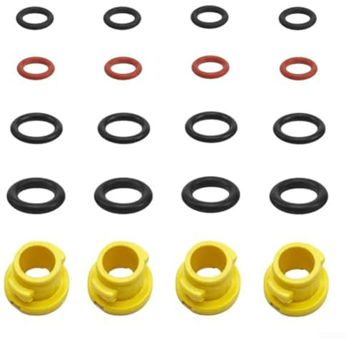 O-Ring Nozzle Seal Set, 20-Pack for Kärcher Pressure Washers K2/K3/K4/K5 Models, Resilient Rubber, Leak-Proof High-Pressure Sealing, Maintenance Replacement