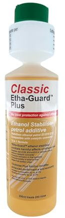 LUBRIALPHA Classic Etha-Guard Plus 250ml Additivo Benzina Stabilizzatore Etanolo E5 E10, Protezione Impianto Carburante, Compatibile Catalizzatore 250ml | con Portachiavi Cavatappi - 1 Confezione
