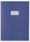 HERMA 5533 Heftumschläge A4 Papier Blau, 10 Stück, Hefthüllen mit Beschriftungsfeld aus extrem kräftigen Papier & satten Farben, Heftschoner Set für Schulhefte, farbig