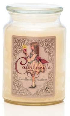 Creme Brulee Courtneys Candles Duftkerze im Glas, 625 g