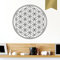 Wandkings Wandtattoo Blume des Lebens 40 x 40 cm Gold - erhältlich in 33 Farben
