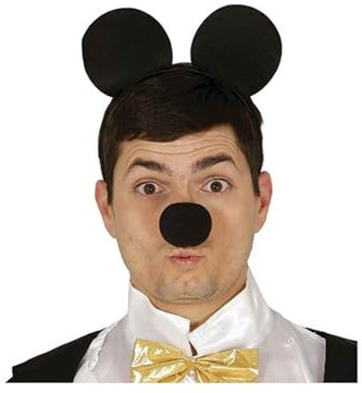 Fiestas Guirca 18387 Serre-tête Oreilles de Mickey Noir