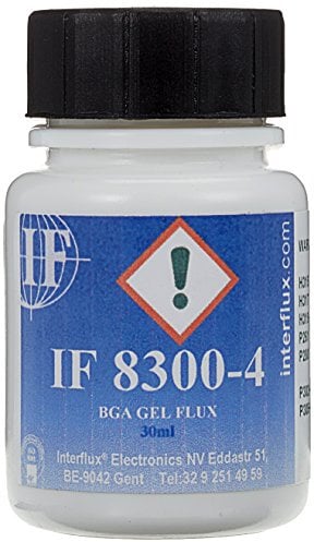 Interflux F8300/4-030 - Flussante in gel esente da alogeni no-clean, cartuccia da 30 ml