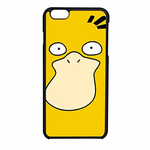 Psyduck Face Pokemon iPhone 6 Case / iPhone 6s Case (Black Plastic)