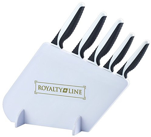 5 pezzi. Set di coltelli con rivestimento anti-aderente e supporto RL-MGS5W