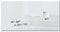 SIGEL GL146 Premium Glas-Whiteboard 91x46 cm super-weiß hochglänzend, SGS geprüft, einfache Montage, incl. 3 starke Magnete, Glas-Magnettafel für Büro & Schule, Artverum