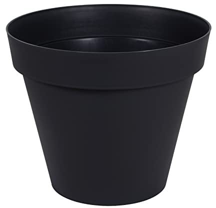 EDA - Pot de Fleur Rond Toscane Ø 80 cm - Volume 170 L - Ø 79 x H.66 cm - Gris Anthracite