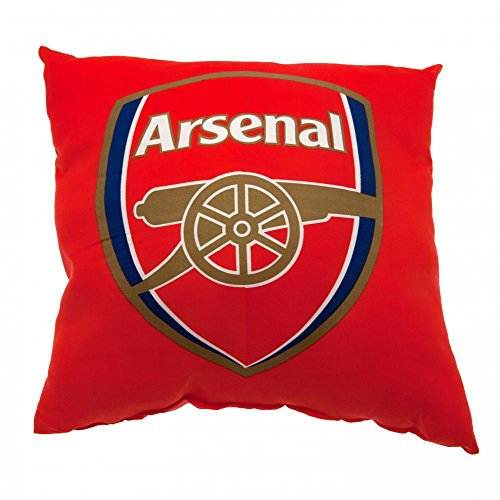 Kissen mit Vereinswappen von FC Arsenal, gefüllt, 40 x 40 cm, offizielles Produkt