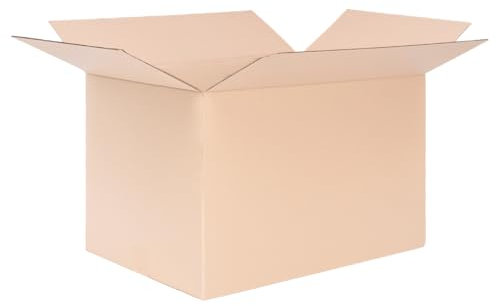 verpacking Faltkartons 595 x 395 x 390 mm Braun (Außenmaß 600 x 400 x 400 mm) variable Höhe bei 220/310 mm KK 109 1-wellig große Versandkartons DHL Paket DPD GLS Hermes Paket Karton (50 Stück)