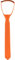 Ladeheid Kinder Jungen Krawatte KJ (31cm x 4cm, Orange)