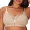Playtex Women's 18 Hour Silky Soft Smoothing Wireless, Full-Coverage T-Shirt Bra, Single Or 2-Pack, Opaque, Nude, 46D