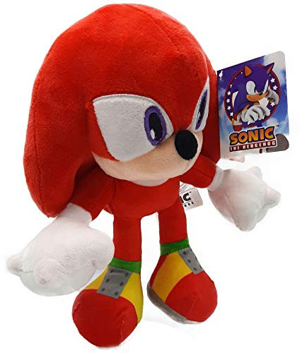 Children Hub Sonic - Plüschtier Knuckles the Echidna 11'40 / 29 cm rote Farbe Superweiche Qualität