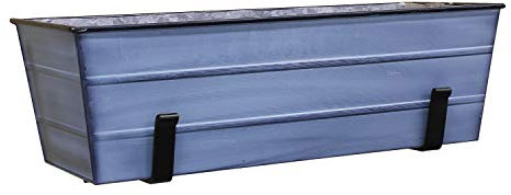 ACHLA DESIGNS C-20NB-WM Blumenkasten mit Halterungen, mittelgroß, Blau