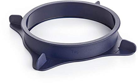 Tupperware Silikon Grillring für MicroPro Grill, Blau, PVC-frei, BPA-frei, Phthalatfrei, Ringform, Grillzubehör
