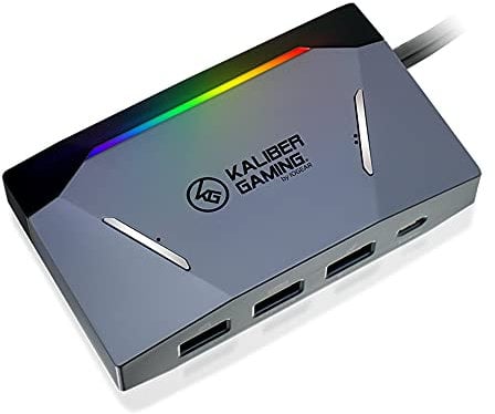 IOGEAR KeyMander 2 - 3Play Tastatur-/Maus Adapter für 3 Spielekonsolen - Kompatibel für PS5/PS4, Xbox Series X|S (oder 2 Konsolen und 1 PC)