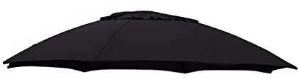 Sun Garden Easy Sun Ersatzbezug 375 cm - schwarz B078 - Modell KD