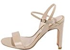 Buffalo Damen Jean Neat Sandale mit Absatz, BEIGE, 39 EU